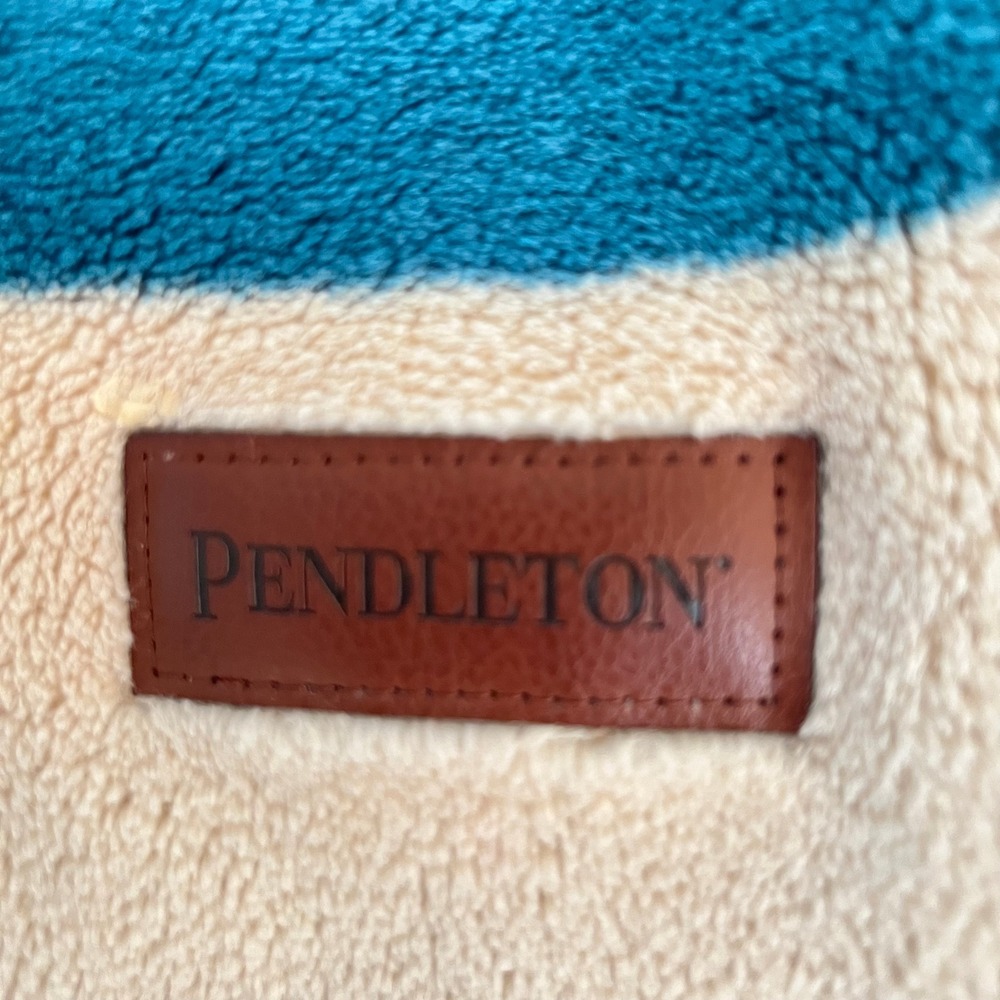 Pendleton Ultra Soft Plush Throw Blanket Mount Foraker Striped 50x70 Cozy Cabin - Picture 4 of 8